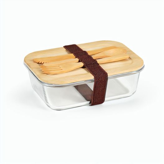 Van Gogh 1000 Lunchbox aus Borosilikatglas mit Bambusdeckel, 1090 ml (Bild 1)