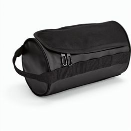 Riga 5,7L Kulturtasche aus rPET. Zylindrische Form mit Tragegriff