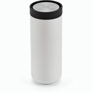 Senegal Reisebecher recy.Edelstahl, 400 ml. Mit 360°Push-Verschluss
