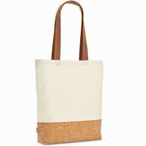Chimborazo Einkaufstasche recy. Baumwolle (180 g/m²) und Kork