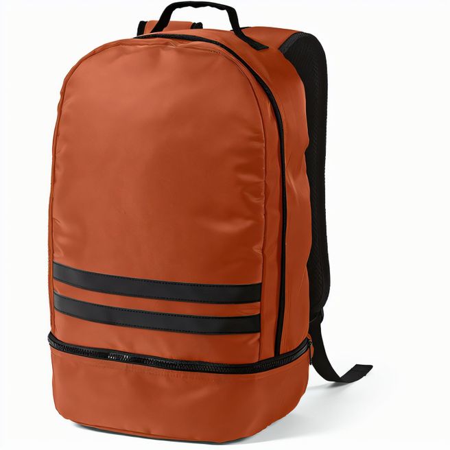 Produktabbildung Buenos Aires 25L Rucksack aus rPET. Reflektierende Frontstreifen Buenos Aires 25L Rucksack aus rPET. Reflektierende Frontstreifen