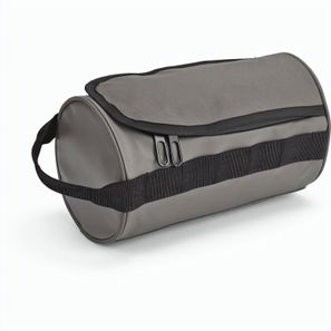 Riga 5,7L Kulturtasche aus rPET. Zylindrische Form mit Tragegriff