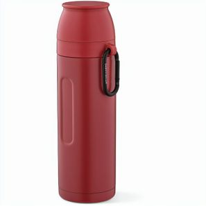 Loire Thermos aus recy.Edelstahl, 810 ml. Mit 2 Bechern und Karabiner