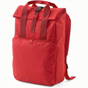 Warsaw 20L Rucksack aus rPET.Roll-Top- und Schnallenverschluss