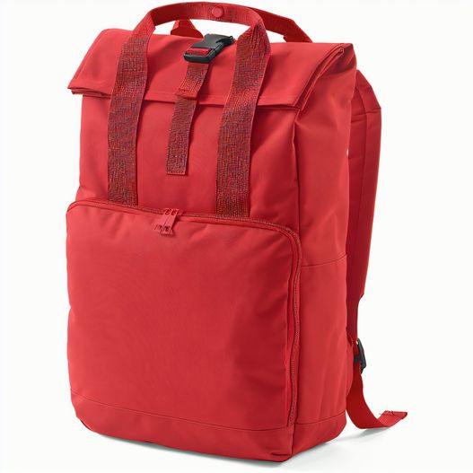 Warsaw 20L Rucksack aus rPET.Roll-Top- und Schnallenverschluss (Bild 1)