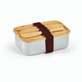 Produktabbildung Warhol Lunchbox recy.Edelstahl, 740 ml, mit integriertem Besteck Warhol Lunchbox recy.Edelstahl, 740 ml, mit integriertem Besteck