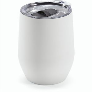 Tigris Reisebecher recy.Edelstahl, 320 ml. Doppelwandig mit Deckel