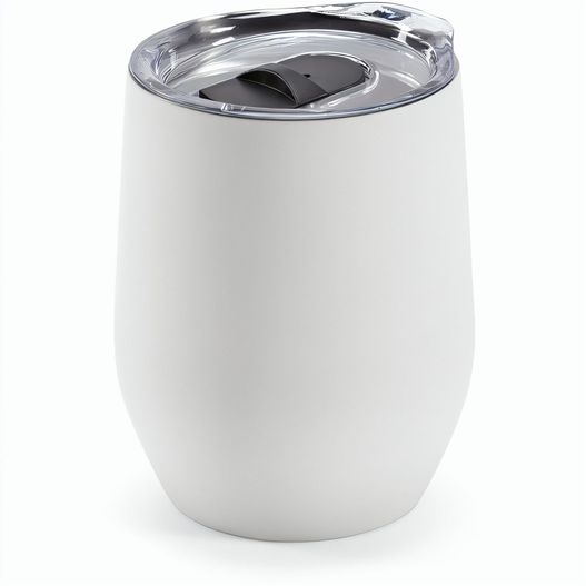 Tigris Reisebecher recy.Edelstahl, 320 ml. Doppelwandig mit Deckel (Bild 1)