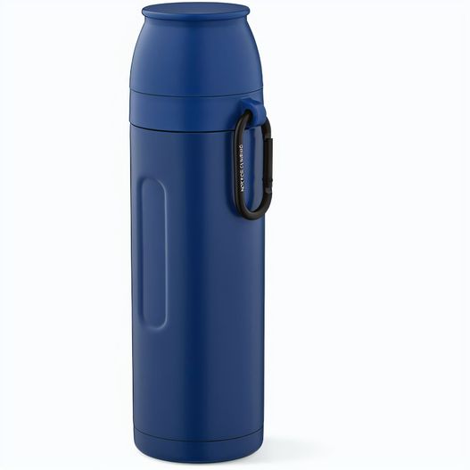 Loire Thermos aus recy.Edelstahl, 810 ml. Mit 2 Bechern und Karabiner (Bild 1)