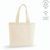 Blanc Einkaufstasche recy.Baumwolle (220 g/m²). Mit Henkeln und Bodenfalte (Bild 4)