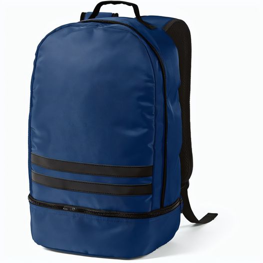Produktabbildung Buenos Aires 25L Rucksack aus rPET. Reflektierende Frontstreifen Buenos Aires 25L Rucksack aus rPET. Reflektierende Frontstreifen (Bild 1)