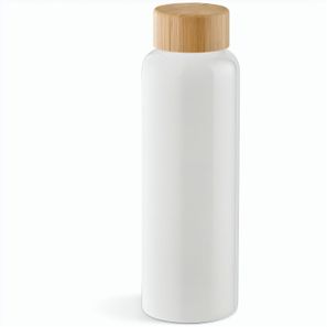 Indus Trinkflasche aus Borosilikatglas mit Bambusdeckel, 510 ml