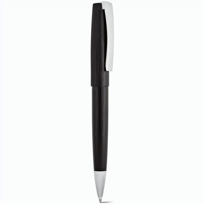 Hemingway Kugelschreiber recy. Aluminium. Schwarze Dokumental®-Tinte