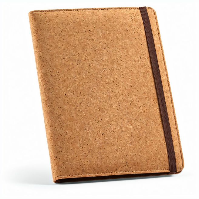 Kafka A5-Mappe, Kork. Notizblock mit 64-seitigem FSC