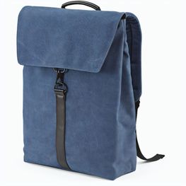 Prague 25L Rucksack, recy.Baumwolle. Hakenverschluss. Laptops bis 17"