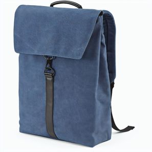 Prague 25L Rucksack, recy.Baumwolle. Hakenverschluss. Laptops bis 17"