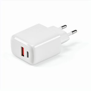 Franklin Wandladegerät rABS, 20W. Schnellladung über USB-C und USB-A