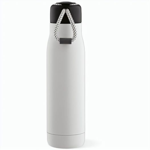 Produktabbildung Lena Trinkflasche recy.Edelstahl, 570 ml. Mit Tragegriff aus rPET Lena Trinkflasche recy.Edelstahl, 570 ml. Mit Tragegriff aus rPET (Bild 1)