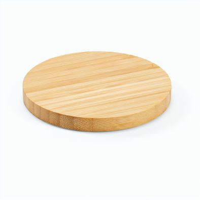Produktabbildung Kepler Wireless Charger aus Bambus. 15 W. USB-C-Anschluss Kepler Wireless Charger aus Bambus. 15 W. USB-C-Anschluss