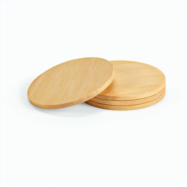 Christo Bambus-Untersetzer. Set mit 4 Stück