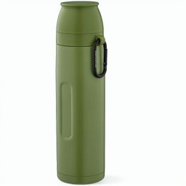 Flinders Thermos recy.Edelstahl, 1080 ml. Mit 2 Bechern und Karabiner