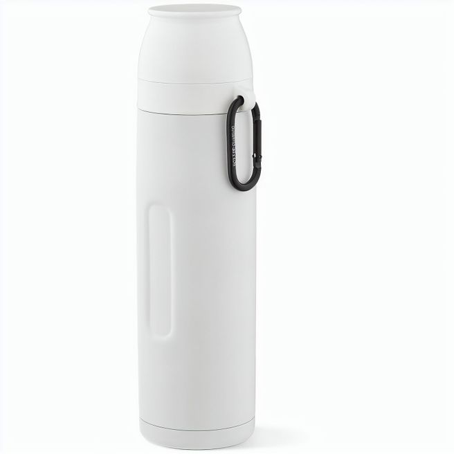 Flinders Thermos recy.Edelstahl, 1080 ml. Mit 2 Bechern und Karabiner