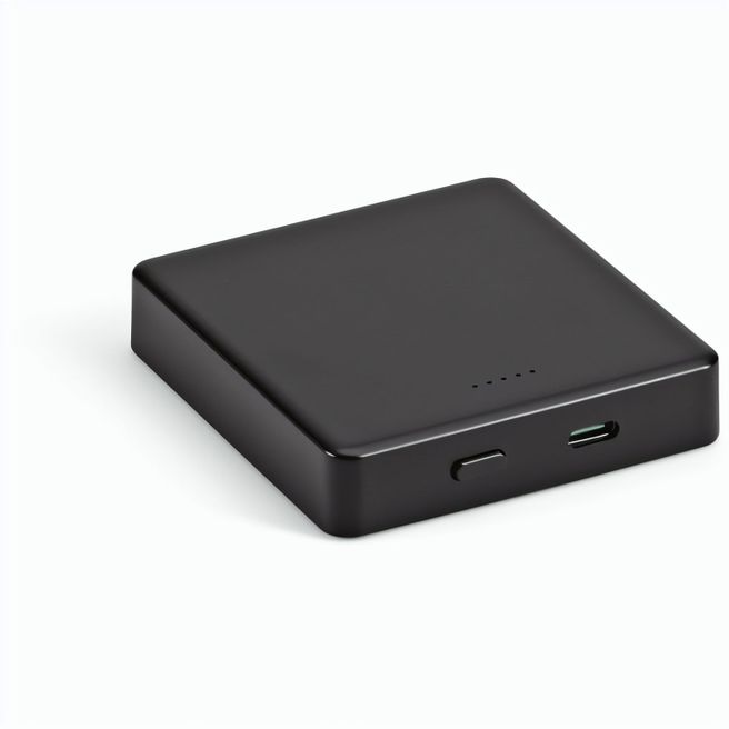 Mendel Powerbank aus rABS mit 5000 mAh. Magnetisches Laden