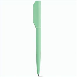 Rabelais Kugelschreiber aus recy.Aluminium. Schwarze Dokumental®-Tinte