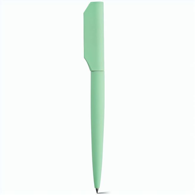 Rabelais Kugelschreiber aus recy.Aluminium. Schwarze Dokumental®-Tinte