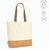 Vinson Einkaufstasche aus recycelter Baumwolle (220 g/m²) und Kork (Bild 2)