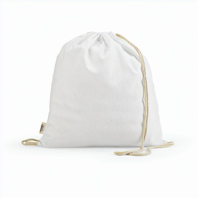 Lhotse Kordelzugbeutel aus recycelter Baumwolle (140 g/m²)