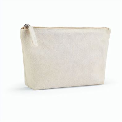 Cairo M 2,1L Kulturtasche, 320gsm recy.Baumwolle mit Reißverschluss