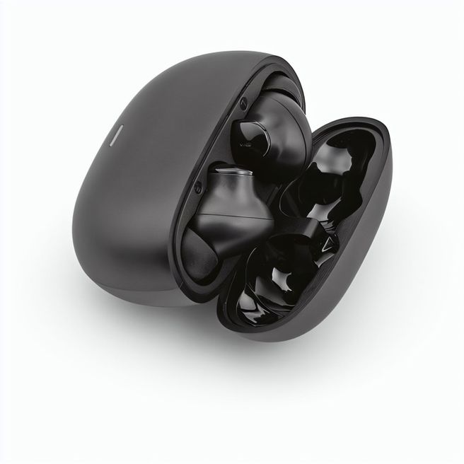 Pascal Ohrhörer aus rABS und recy. Aluminium. 7 Stunden Wiedergabezeit