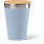 Don Reisebecher recy.Edelstahl mit Bambusdeckel, 400 ml. Doppelwandig (Bild 2)
