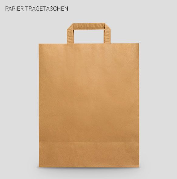 Papier-Tragetasche: Stabil & plastikfrei